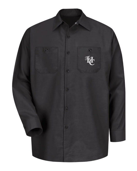 Embroidered Unisex Long Sleeve Work Shirt